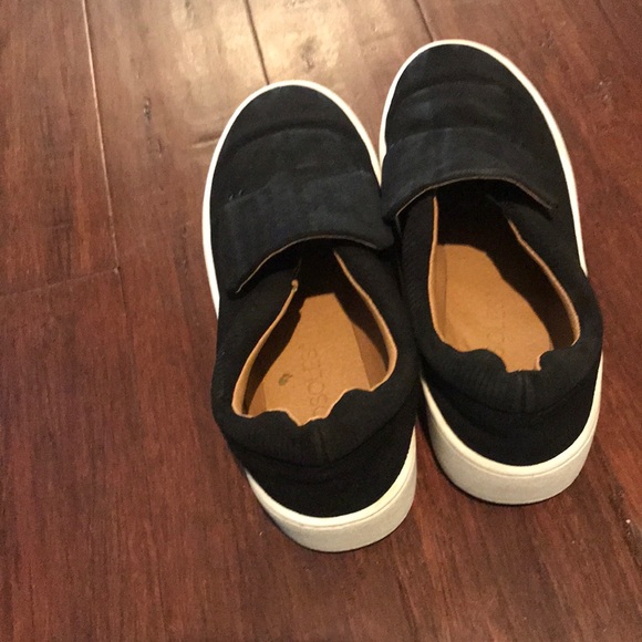 Aerosoles Black velvet-like slip on sneaker - Picture 2 of 8
